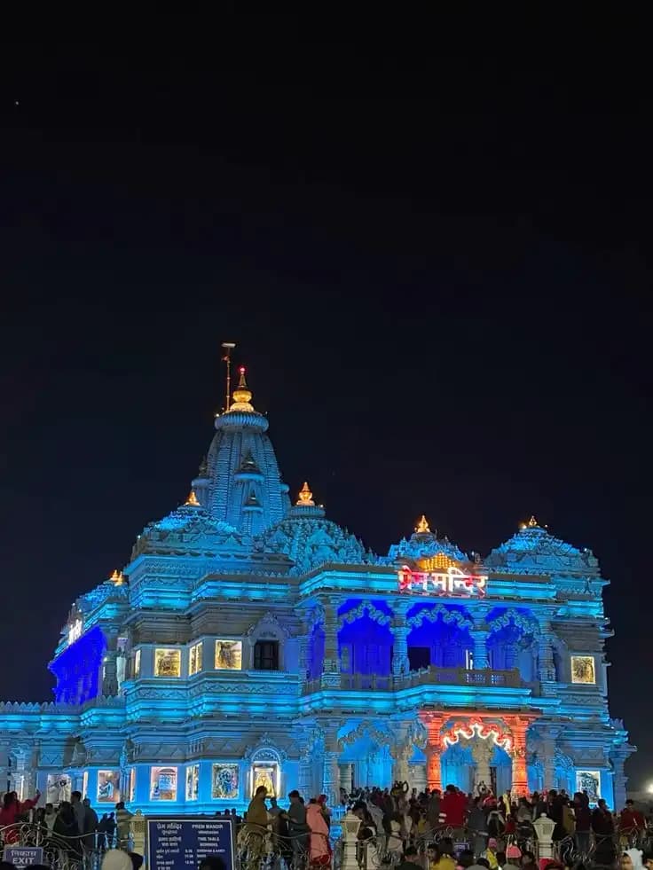 Prem mandir Vrindavan