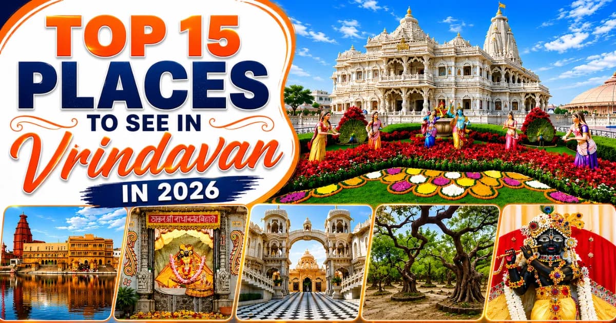 Top 15 Places to See in Vrindavan for a Spiritual Trip in 2026 (With Timings, Itinerary & Trip Cost) — Mathura Vrindavan — Experience My India