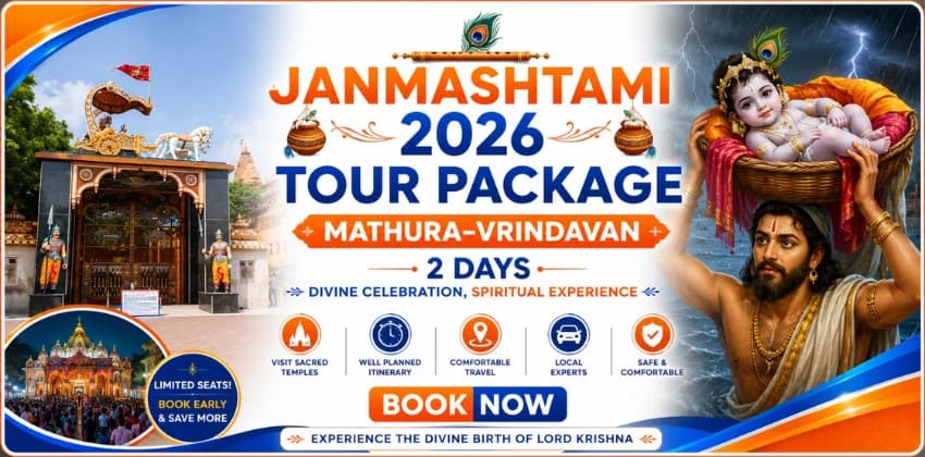 Janmashtami 2026 Tour Package | Mathura-Vrindavan 2 Days