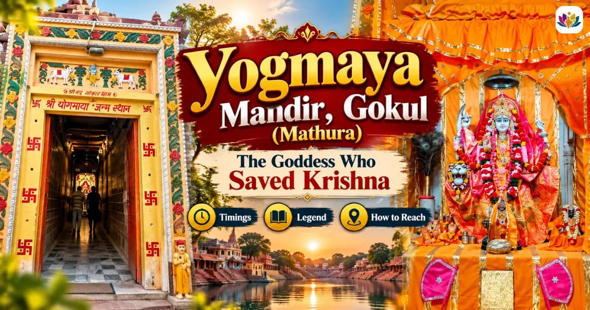 Yogmaya Mandir, Gokul (Mathura): The Goddess Who Saved Krishna, Timings, Legend and How to Reach — Mathura Vrindavan — Experience My India